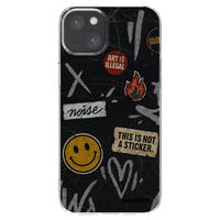 Silikónový prehľadný obal pre Apple iPhone 15 Plus - STICKERS x TAGS