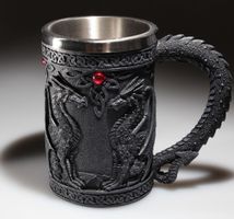 kubek (kufel z pokrywą) Black Wing Kufel z pokrywą - NEM3731
