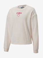 Puma Alpha Sweatshirt Kinder Beige