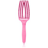 Olivia Garden Fingerbrush Boar & Nylon Щітка для волосся з нейлоновими й кабанячими щетинками Dolce Vita Pink Granita 1 кс