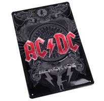 Schild AC / DC - Black Ice