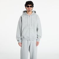 Φούτερ Nike Solo Swoosh Men's Full-Zip Fleece Hoodie Dk Grey Heather/ Lt Smoke Grey/ White XS