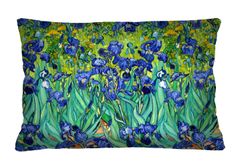 Bertoni Home Unisex's Rectangular Pillow Elegance Print Irises