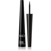 IsaDora Glossy Eyeliner vodootporni tuš za oči nijansa 40 Chrome Black 2,5 ml