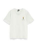 VERO MODA Majica 'VMTARA ANITA'  svijetloplava / višnja / boja vina / bijela