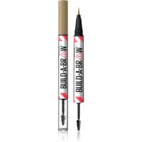 Maybelline Build-A-Brow двустранен молив за вежди за фиксиране и оформяне цвят 250 Blonde 1 бр.