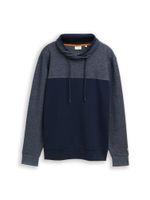 TOM TAILOR Sweater majica  morsko plava / plava melange