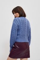 Women's cable knit sweater