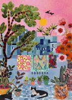 Mačka v Maroku - Hebe Studio - puzzle z kategorie 500 - 1000 dílků