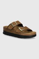 Birkenstock Nubukové šľapky Birkenstock Arizona Platform Flex Birkenstock x Papillio