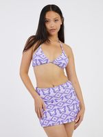 Noisy May Smiley Bikini-Oberteil Lila