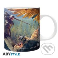 Zaklínač keramický Hrnček 320 ml - Geralt a Gryf
