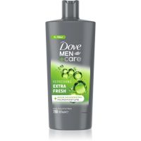 Dove Men+Care Extra Fresh osvežujoč gel za prhanje za obraz, telo in lase 700 ml