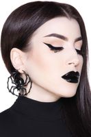 kolczyki KILLSTAR - Deadly Hoop - Black