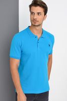 Herren-Poloshirt dewberry