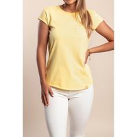 Baumwoll-T-Shirt, Gelb