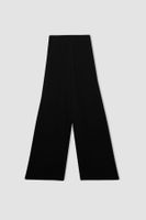 DEFACTO Relax Fit Knitted Trousers Elastic Waist Basic Plain Wide Leg