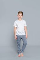 Children's T-shirt with short sleeves - white