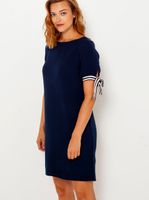 Dark blue dress with decorative detail CAMAIEU - Ladies