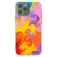 Silikónový prehľadný obal pre Apple iPhone 13 Pro Max - Bubbles