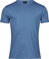 Tee Jays Vysokogramážové pevné pánské slim-fit triko Interlock 220 g/m Barva: modrá carolina, Velikost: S TJ520