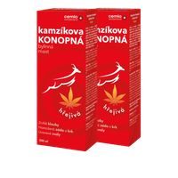 Cemio Kamzíkova konopná bylinná mast hřejivá, 2 × 200 ml