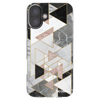 Silikónový prehľadný obal pre Apple iPhone 16 Plus - Light geometry