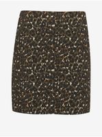 Brown patterned women's skirt CAMAIEU - Women's