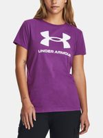 Under Armour UA W Sportstyle Logo SS Koszulka Fioletowy