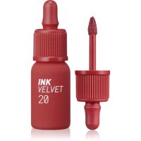 peripera Ink Velvet seidiger Lippenstift Farbton 20 Classy Plum Rose 4 g