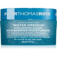 Peter Thomas Roth Water Drench Hyaluronic Cloud Rich Barrier Moisturizer bogata vlažilna krema za obnovo kožne pregrade za obnovo kožne pregrade 50 ml