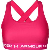 Under Armour CROSSBACK MID BRA Дамско бюстие, винен, размер S