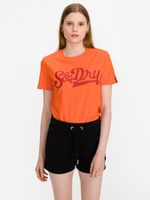 SuperDry Collegiate Cali State Koszulka Pomarańczowy