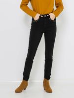 CAMAIEU Jeans Schwarz