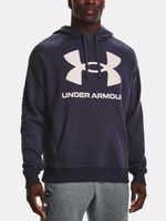 Under Armour UA Rival Fleece Big Logo HD Sweatshirt Grau