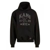 Karl Kani Western Os Hoodie Black - Pánske - Mikina Karl Kani - Čierne - KM253-035-2 - Veľkosť: XL