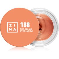 3INA The 24H Cream Eyeshadow кремові тіні для повік відтінок 188 Orange 3 мл