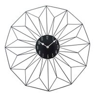 Ambia Home NÁSTENNÉ HODINY, čierna, 50 cm