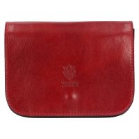 Női crossbody bőr kézitáska Italia Helen - piros