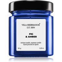 Vila Hermanos Apothecary Cobalt Blue Fig & Amber ароматна свещ 150 гр.