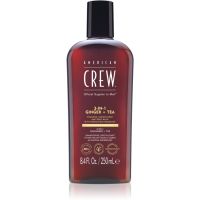 American Crew 3 in 1 Ginger + Tea 3 в 1 шампунь, кондиціонер та гель для душу для чоловіків 250 мл