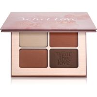 ZOEVA Velvet Love Eyeshadow Quad paleta sjenila za oči nijansa Easy Nude Eyes 4x1,5 g