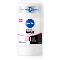 Nivea Black & White Invisible Clear festes Antitranspirant 50 ml