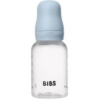 BIBS Anti-Colic Baby Bottle Silicone Antikolikflasche Baby Blue 150 ml