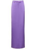 Tailored Satin Long Skirt