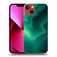 Silikónový prehľadný obal pre Apple iPhone 13 - Malachite