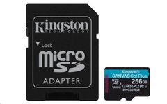 Karta Kingston 256GB microSDXC Canvas Go Plus 170R A2 U3 V30 + ADP