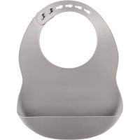 Zopa Silicone Bib Pastel σαλιάρα Dove Grey 1 τμχ
