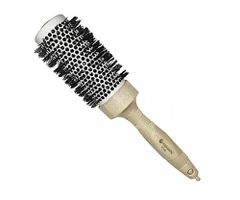 Okrúhla kefa z organického materiálu s nylonovými štetinami Hairway Organica - krémová, 44 mm (07163) + darček zadarmo