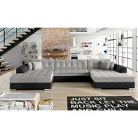 MID.YOU SEDACIA SÚPRAVA, textil, sivá, čierna